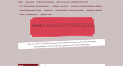 Desktop Screenshot of manekinmurah.com