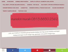 Tablet Screenshot of manekinmurah.com